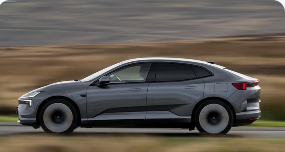 Grey electric saloon