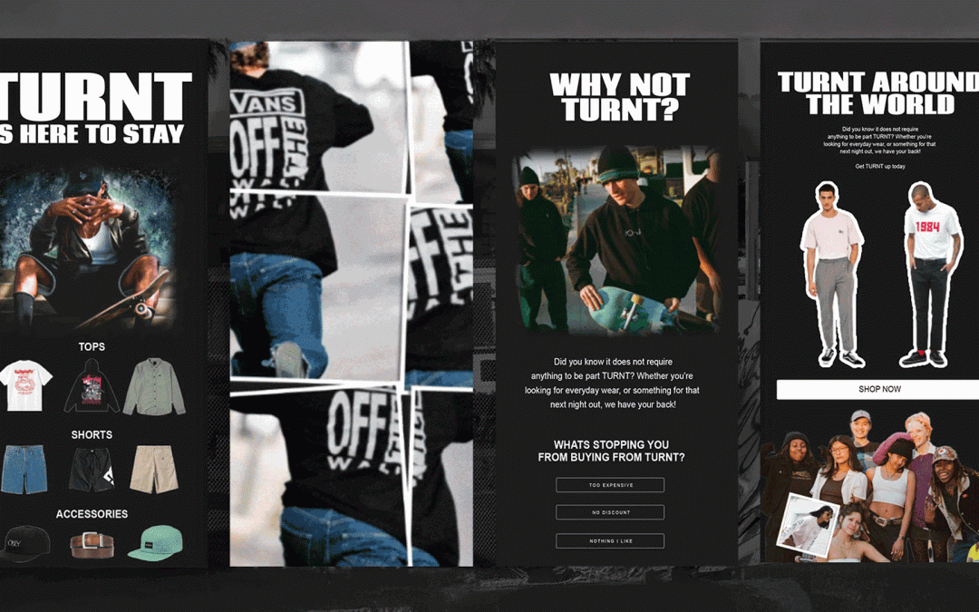 Email campaign design for E-commerce Shop