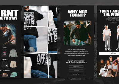 Email campaign design for E-commerce Shop