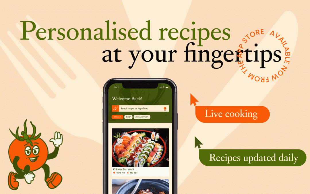 Logo and branding design for Food App