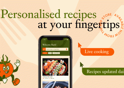 Logo and branding design for Food App