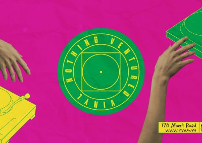 Logo & campaign design for a record store