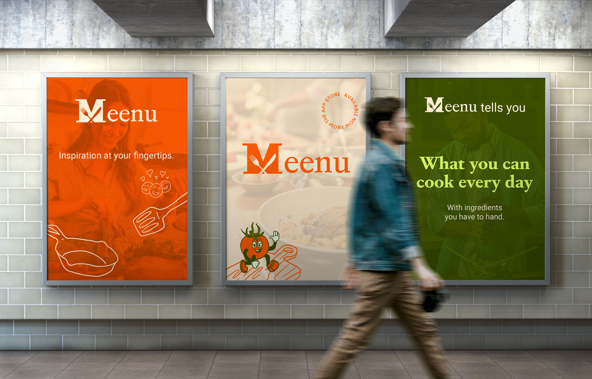 Food App Print Campaign Design