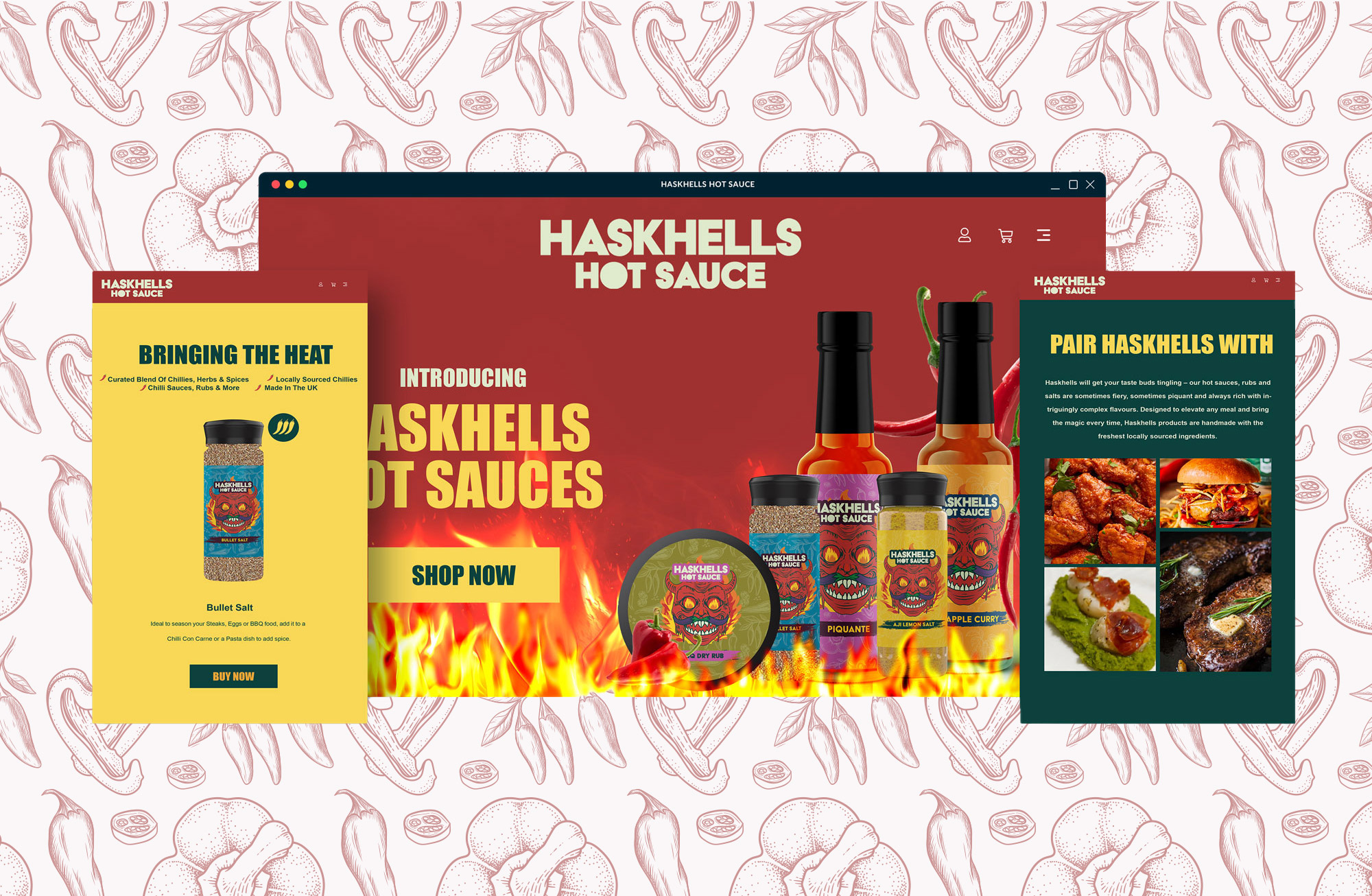 Hot Sauce Web Design