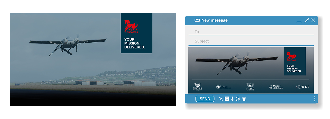 Screensaver and email design