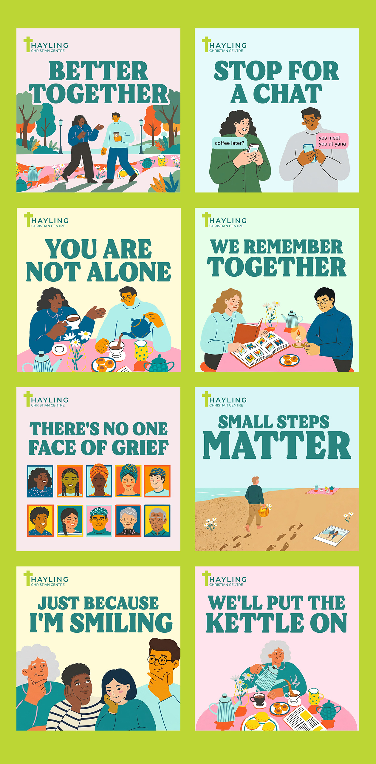 Social Media Design for a bereavement group
